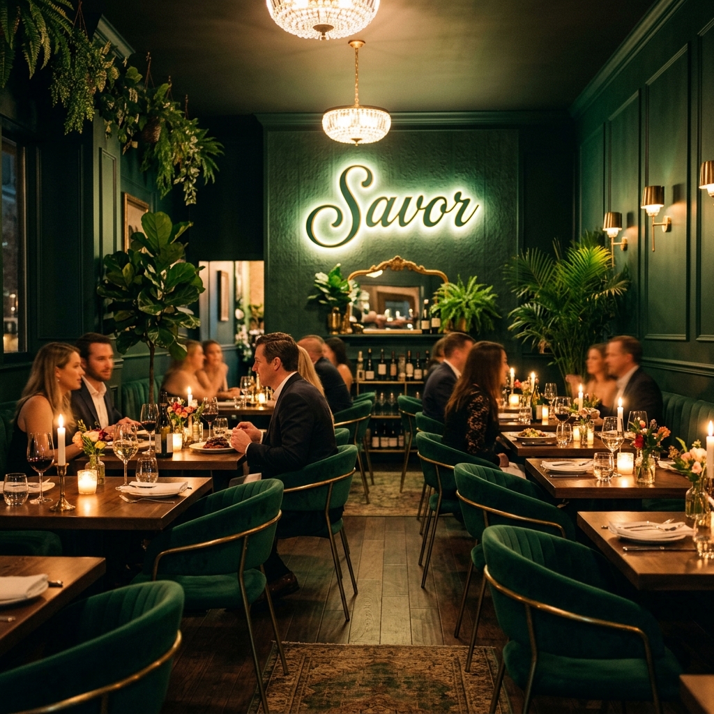 Savor Cafe Interior Ambiance